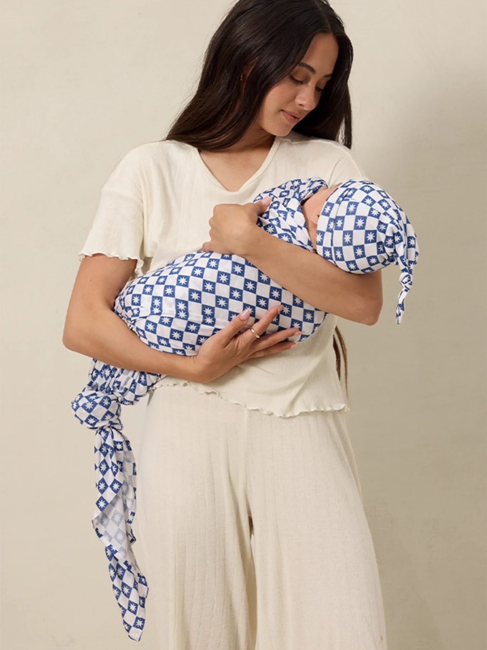 The Swaddle + Hat in Twilight | solly baby x coterie